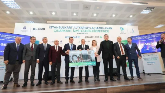 Çınar Kart'ı Kocaeli'de Ekrem İmamoğlu tanıttı