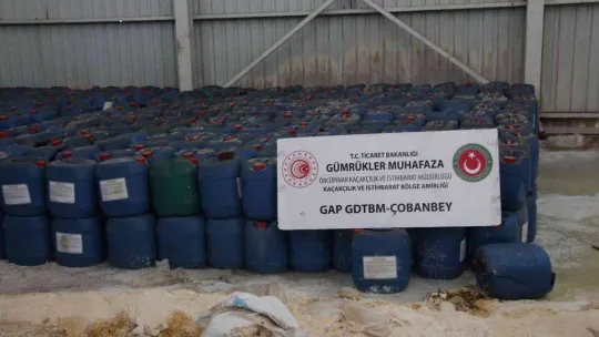 Çobanbey Gümrük Kapısı'nda 53,2 ton sülfürik asit ele geçirildi