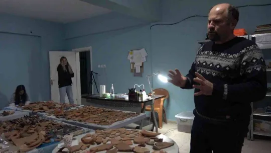 Çobankale'deki tarihi eserler puzzle gibi birleştiriliyor