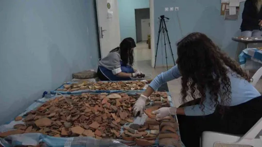 Çobankale'deki tarihi eserler puzzle gibi birleştiriliyor