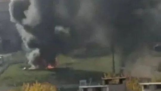 Çocuk parkında korkutan patlama