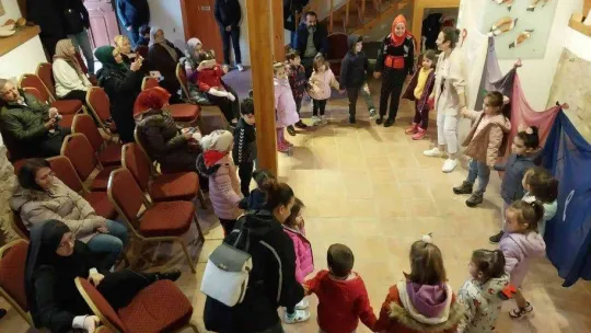 Çocuklar da eğlendi, veliler de