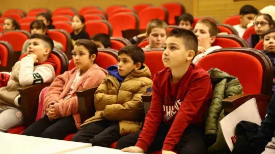 Çocuklara deprem bilinci dersi