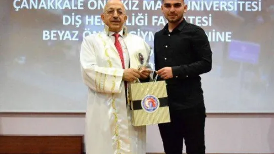 ÇOMÜ Diş Hekimliği Fakültesi Beyaz Önlük Giyme töreni gerçekleşti