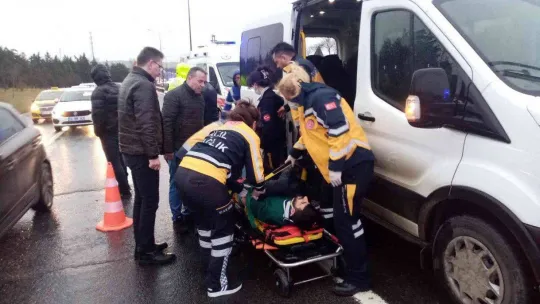 Çorlu'da 3 ayrı trafik kazası: 7 yaralı