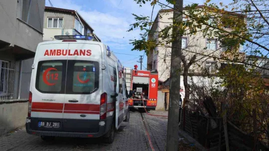 Çorlu'da yangın: 1 kişi dumandan etkilendi