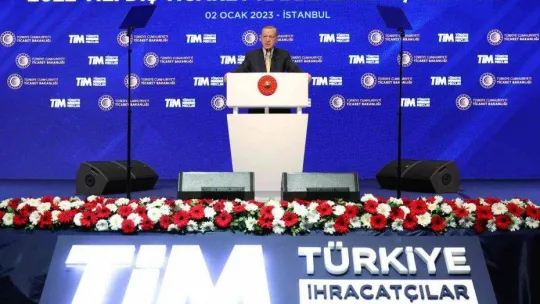 Cumhurbaşkanı Erdoğan: '2022 ihracatımız 254.2 milyar dolar olarak gerçekleşmiştir'