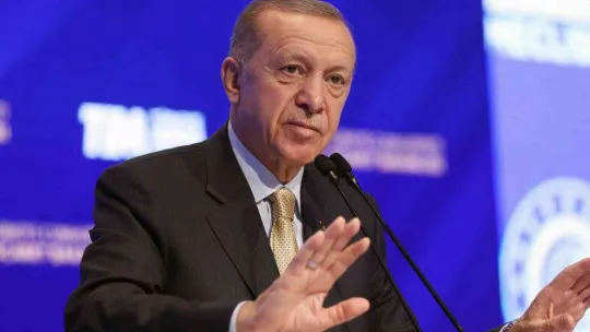 Cumhurbaşkanı Erdoğan: 'Atatürk Havalimanı'nın yanında büyüklüğü 433 bin metrekare olan bir fuar alanı inşaatına başladık'