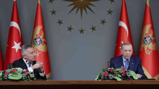 Cumhurbaşkanı Erdoğan: 'Karadağ'daki Türk yatırımlarının toplamı 67 milyon doları aştı'