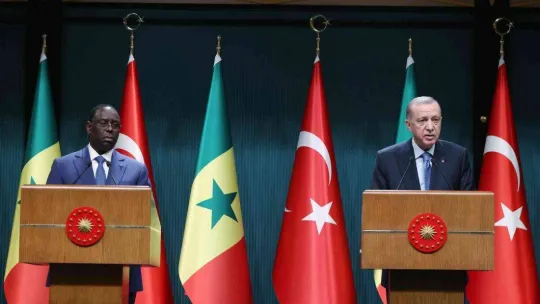 Cumhurbaşkanı Erdoğan: 'Senegal ile ikili ticaret hacmimizi en kısa sürede bunu 1 milyar dolara çıkarmayı hedefliyoruz'