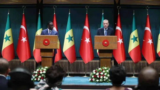 Cumhurbaşkanı Erdoğan: 'Senegal ile ikili ticaret hacmimizi en kısa sürede bunu 1 milyar dolara çıkarmayı hedefliyoruz'