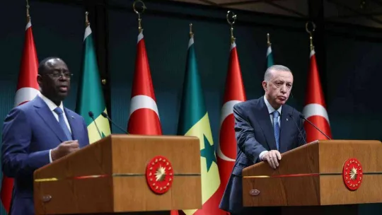 Cumhurbaşkanı Erdoğan: 'Senegal ile ikili ticaret hacmimizi en kısa sürede bunu 1 milyar dolara çıkarmayı hedefliyoruz'