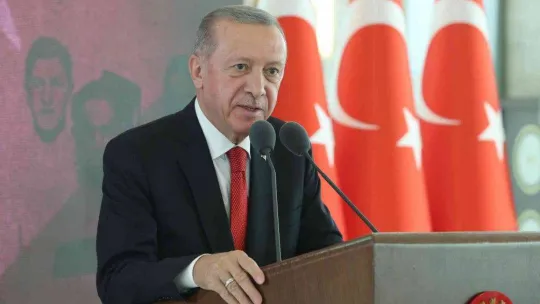 Cumhurbaşkanı Erdoğan 'Şut ve Gol: Türk Futbol Tarihi' sergisinin açılışını yaptı