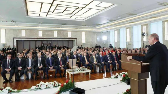 Cumhurbaşkanı Erdoğan 'Şut ve Gol: Türk Futbol Tarihi' sergisinin açılışını yaptı