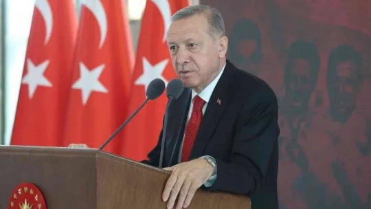 Cumhurbaşkanı Erdoğan 'Şut ve Gol: Türk Futbol Tarihi' sergisinin açılışını yaptı