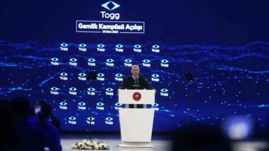 Cumhurbaşkanı Erdoğan: 'Togg ülkemizin güçlü yarınları için bu ortak hayali kurmanın tadını hepimize yaşatan projenin adıdır'