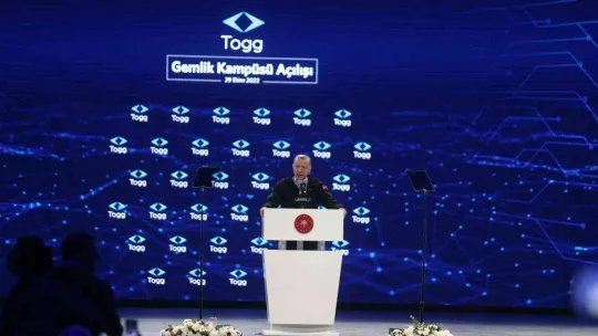 Cumhurbaşkanı Erdoğan: 'Togg ülkemizin güçlü yarınları için bu ortak hayali kurmanın tadını hepimize yaşatan projenin adıdır'