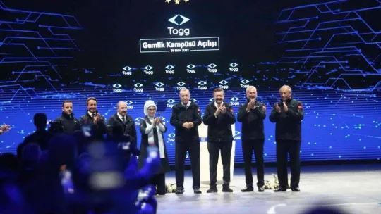 Cumhurbaşkanı Erdoğan: 'Togg ülkemizin güçlü yarınları için bu ortak hayali kurmanın tadını hepimize yaşatan projenin adıdır'