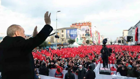 Cumhurbaşkanı Erdoğan: 'Ülkemizin 14 Mayıs'ta gideceği seçimlerde küresel güçleri arkasına alarak tek parti faşizmini hortlatmak isteyen zihniyete karşı yeni bir meydan okumaya hazırlanıyoruz'