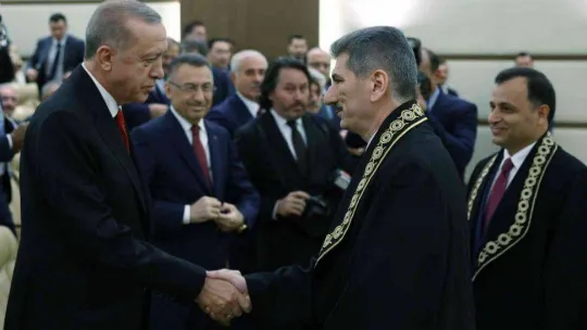 Cumhurbaşkanı Erdoğan, AYM üyesi Muhterem İnce'nin yemin törenine katıldı
