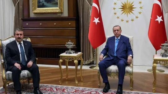 Cumhurbaşkanı Erdoğan, BBP Genel Başkanı Destici ile görüştü