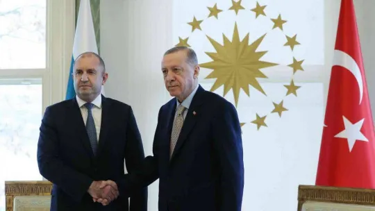 Cumhurbaşkanı Erdoğan, Bulgaristan Cumhurbaşkanı Radev ile bir araya geldi