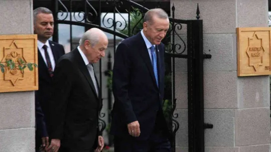 Cumhurbaşkanı Erdoğan'dan MHP lideri Bahçeli'ye ziyaret