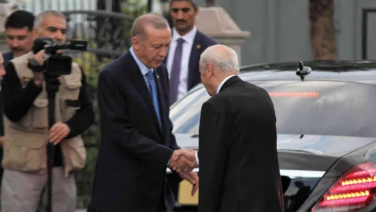 Cumhurbaşkanı Erdoğan'dan MHP lideri Bahçeli'ye ziyaret