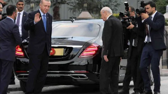 Cumhurbaşkanı Erdoğan'dan MHP lideri Bahçeli'ye ziyaret