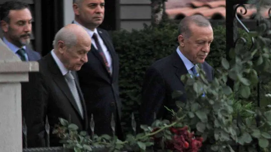 Cumhurbaşkanı Erdoğan'dan MHP lideri Bahçeli'ye ziyaret