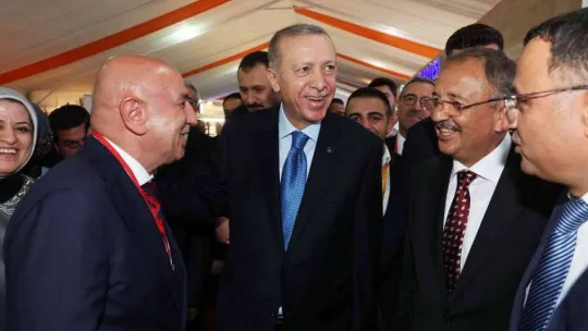 Cumhurbaşkanı Erdoğan ile Başkan Altınok arasında gülümseten diyalog