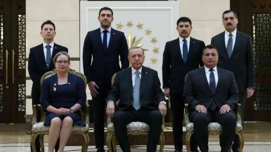 Cumhurbaşkanı Erdoğan, İsrail Büyükelçisi Irit Lillian'ı kabul etti