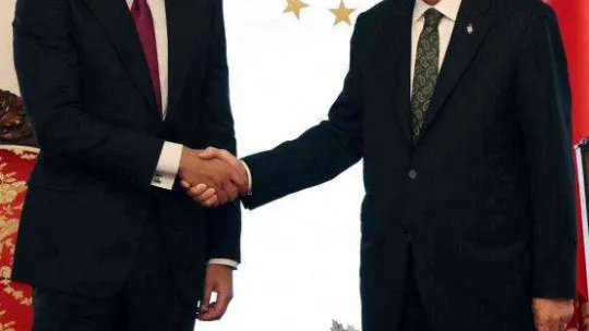 Cumhurbaşkanı Erdoğan, Katar Emiri Şeyh Temim bin Hammed Al Sani ile görüştü