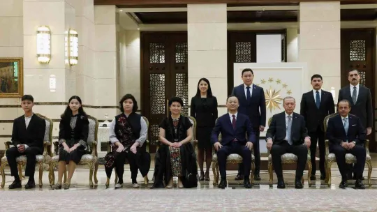 Cumhurbaşkanı Erdoğan, Kırgızistan Büyükelçisi Ruslan Kazakbaev'i kabul etti