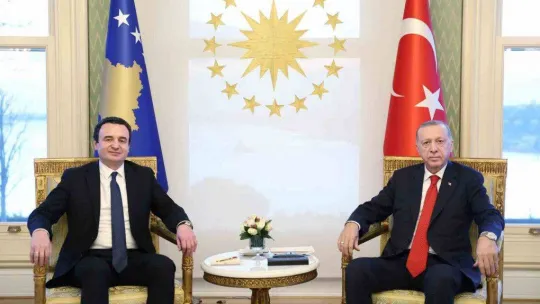 Cumhurbaşkanı Erdoğan, Kosova Başbakanı Kurti'yi kabul etti