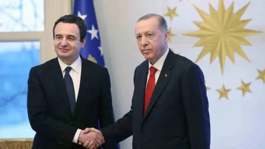 Cumhurbaşkanı Erdoğan, Kosova Başbakanı Kurti'yi kabul etti