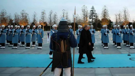 Cumhurbaşkanı Erdoğan, Küba Devlet Başkanı Bermudez'i resmi törenle karşıladı