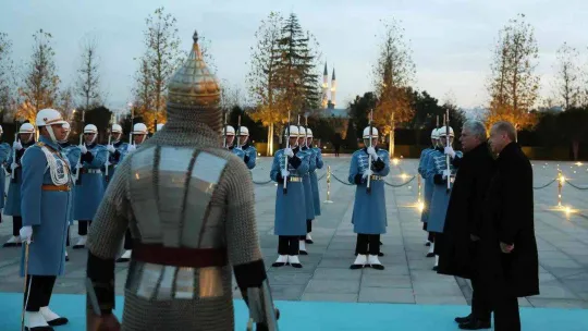 Cumhurbaşkanı Erdoğan, Küba Devlet Başkanı Bermudez'i resmi törenle karşıladı