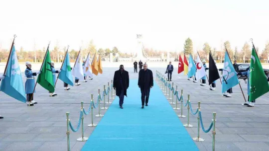 Cumhurbaşkanı Erdoğan, Senegal Cumhurbaşkanı Sall ile bir araya geldi