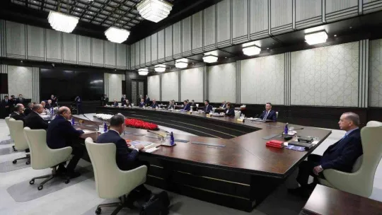 Cumhurbaşkanlığı Kabinesi, Cumhurbaşkanı Recep Tayyip Erdoğan başkanlığında Beştepe'de toplandı.