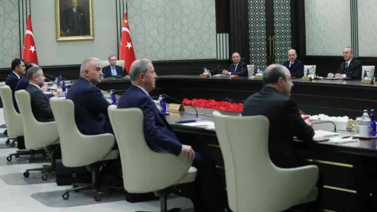 Cumhurbaşkanlığı Kabinesi, Cumhurbaşkanı Recep Tayyip Erdoğan başkanlığında Beştepe'de toplandı.