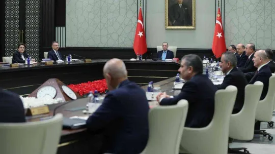 Cumhurbaşkanlığı Kabinesi, Cumhurbaşkanı Recep Tayyip Erdoğan başkanlığında Beştepe'de toplandı.