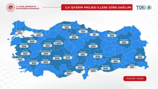 Cumhuriyet tarihinin en büyük projesinde arsa ve iş yeri başvuruları başladı