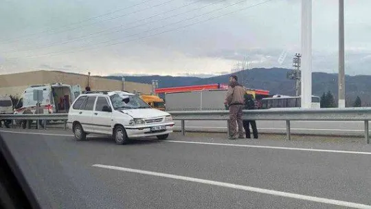 D-140'da otomobilin çarptığı 16 yaşındaki çocuk ağır yaralandı