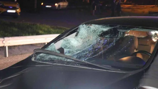 D-650'de feci kaza: Yolun karşısına geçmek isterken canından oldu