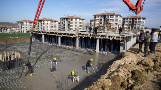 Silivri'de yeni bir proje: Koza Evleri'nin temeli atıldı