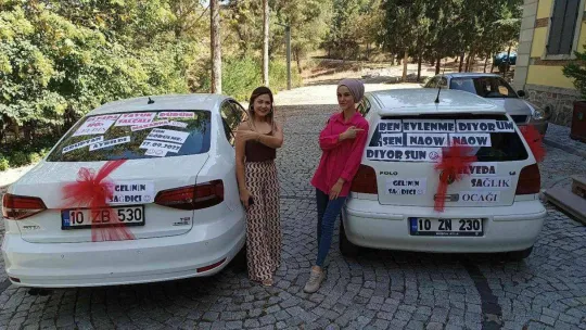 Damat sağdıçlarının yaptığı sürprizi bu sefer gelinin sağdıçları yaptı