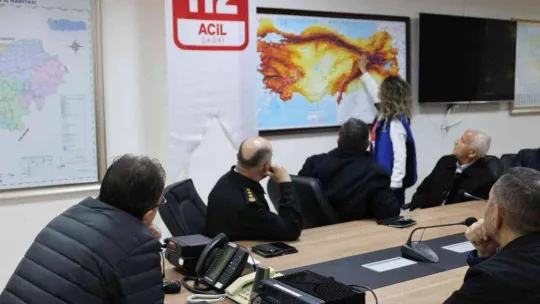 Deprem sonrası Bilecik Afet ve Acil Durum Koordinasyon Kurulu toplandı