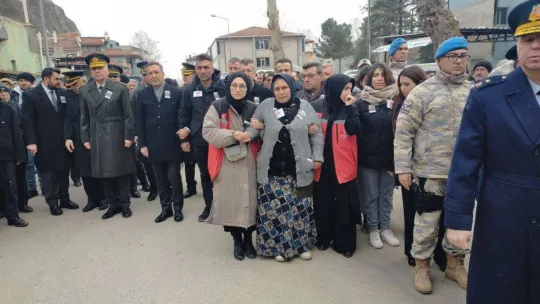 Depremde şehit olan Osmancıklı asker son yolcuğuna uğurlandı