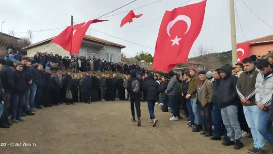 Depremde şehit olan Osmancıklı asker son yolcuğuna uğurlandı